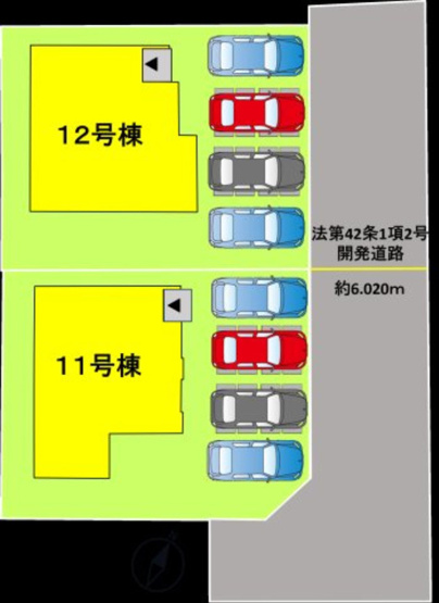 【区画図】 | 宇土市岩古曽町3期　11号棟