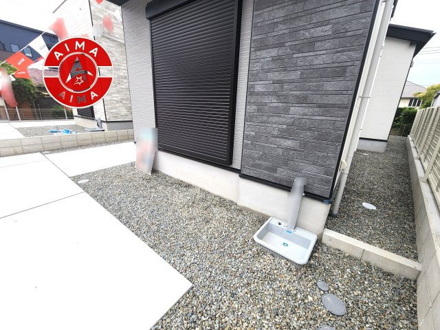 福岡市早良区飯倉6丁目第8-2棟（1号棟）の庭|お庭で自由な時間を過ごせます。