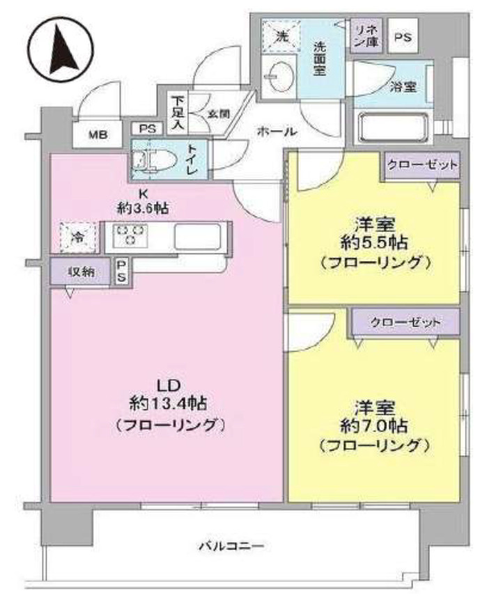 レアシス相模原駅前の間取り