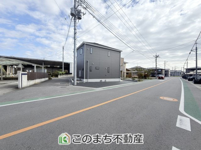 CRADLEGARDEN高根沢町宝積寺第19の前面道路含む現地写真|前面道路含む現地写真
