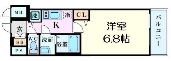 【間取り】 | プレサンス立売堀パークシティ