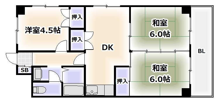 コーポエクセルⅠの間取り