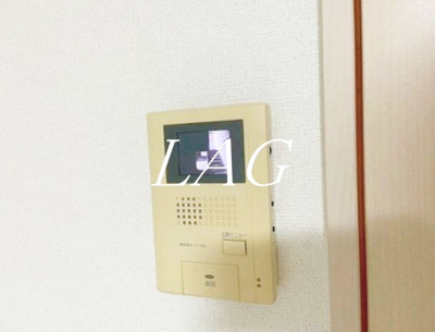 【セキュリティ】 | アザレ岡上 | モニター付きインターフォンです。