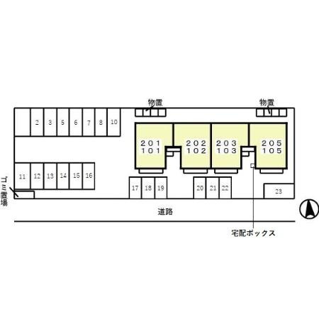 カーサ・メルベーユの区画図