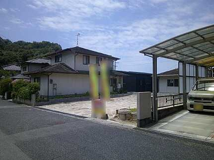 安芸郡府中町瀬戸ハイム４丁目の前面道路含む現地写真