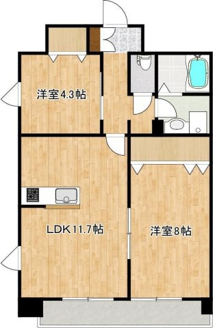 クロノス38花立の間取り