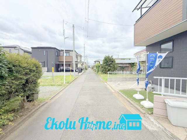 中古戸建て　昭島市美堀町2丁目の前面道路含む現地写真|2026年6月撮影