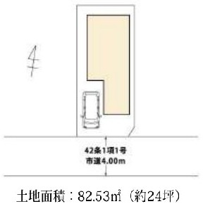 中古戸建て　昭島市美堀町2丁目の区画図|☆区画図☆