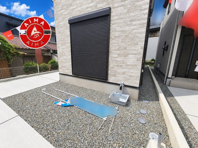 福岡市早良区飯倉6丁目第8-2棟（2号棟）の庭|お庭で自由な時間を過ごせます。