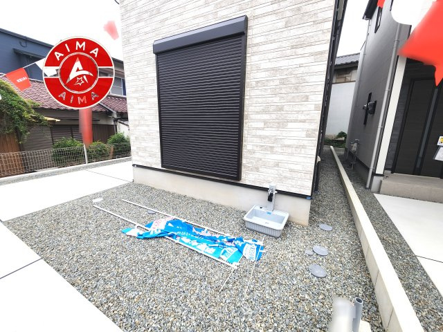 福岡市早良区飯倉6丁目第8-2棟（2号棟）の庭|お庭で自由な時間を過ごせます。