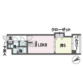 グラヴィス平尾の間取り