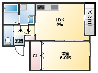 【間取り】 | MELDIA大蓮Ⅰ