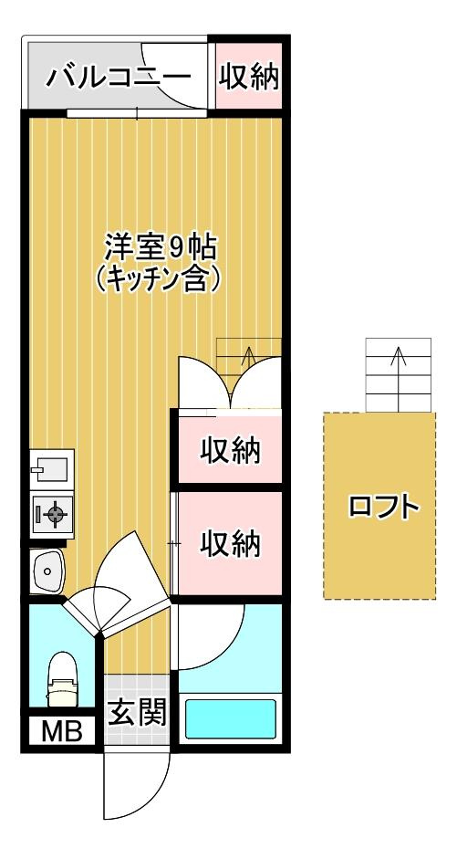ピエスモンテA棟の間取り