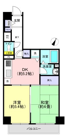 東十条グリーンハイツの間取り