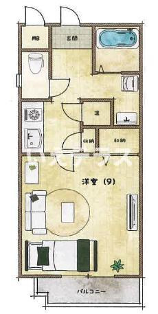 アポロンKOWAの間取り