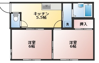 【間取り】 | かすみコーポ