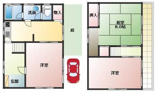 【間取り】 | 入間市鍵山戸建
