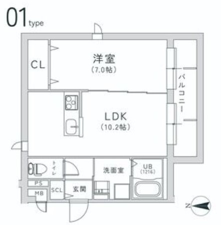 TRICERA Courtの間取り|TRICERA Court　間取り