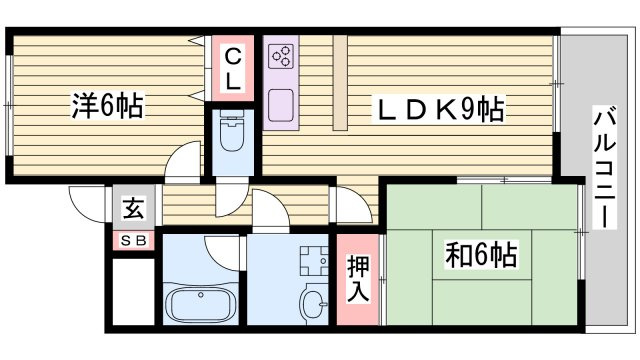 グリーンパレス塩屋の間取り