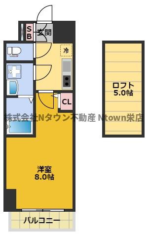 【間取り】 | エステムコート名古屋栄デュアルレジェンド | 間取りです。