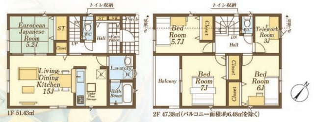【間取り】 | 日高市中鹿山第7　クレイドルガーデン　新築戸建　全10棟　10号棟