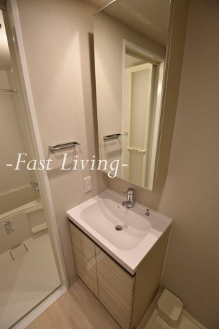 クロスレジデンス飯田橋の洗面所