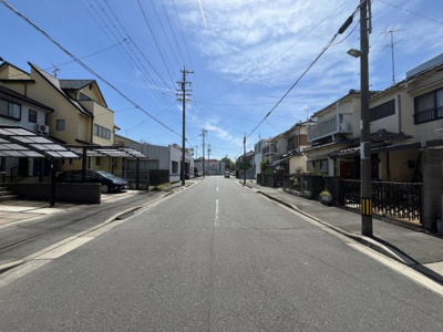 【前面道路含む現地写真】 | 南区南野1期　売地 | 現地写真　2026年6月1日撮影(上物あり)