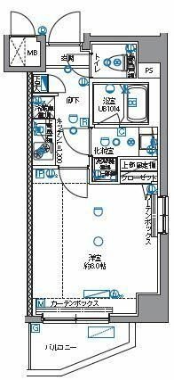 パティーナ十条の間取り