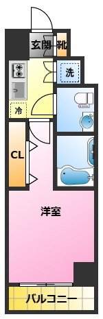 レアライズ武蔵小杉Ⅱの間取り|オートロック・宅配ボックス・エレベーター完備♪