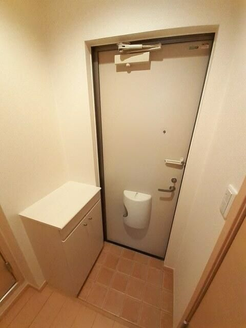 リバーパークＫの玄関