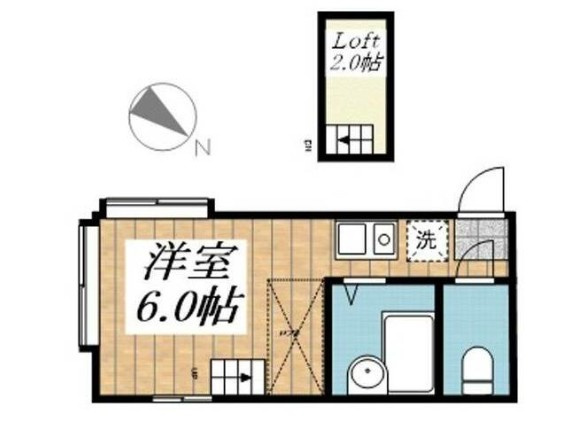 パンシオン　東大宮NO.1　B棟の間取り