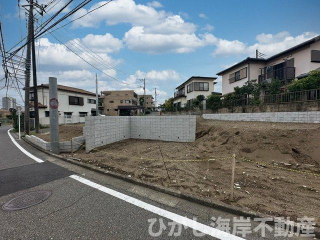 藤沢市羽鳥２丁目　新築戸建　全4棟の外観|7月7日撮影　建築中　現地外観