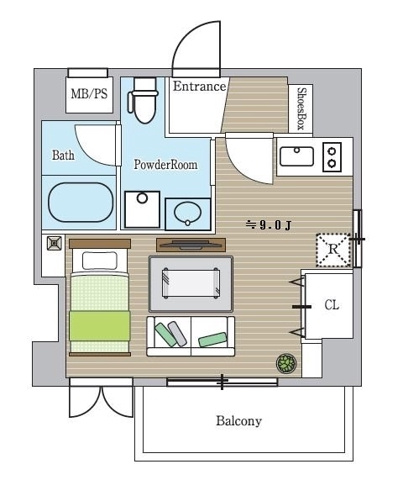新品家具付きマンション東6(KaGood東京)