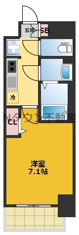 【間取り】 | メイクスデザイン名駅南 | 間取りです。