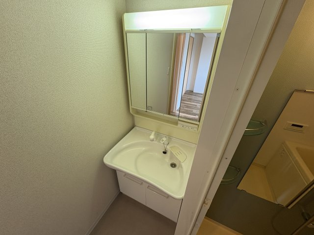 リアルテ霞ヶ丘の独立洗面台