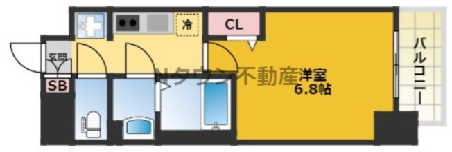 【間取り】 | メイクスデザイン名駅南 | 間取りです。