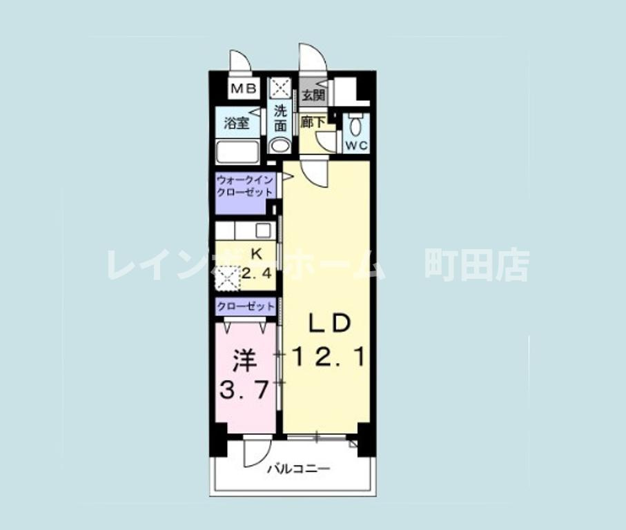 グリンデルヴァルト※初期費用分割あと払いサービス利用可能物件の間取り