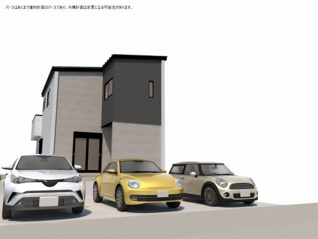 REXCRAS豊田市志賀町第１－１号棟の外観パース|完成予想図