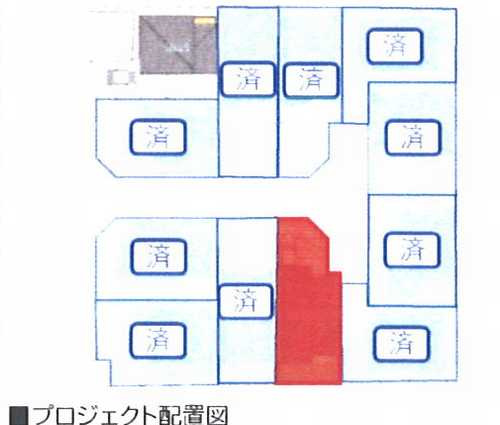 相模原市緑区東橋本3丁目　9号棟の区画図