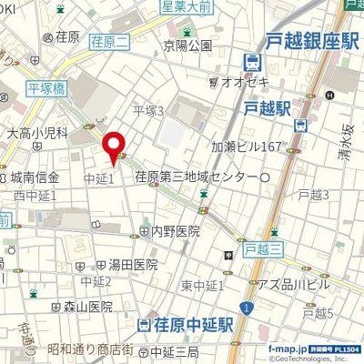 【地図】 | コートハウス中延