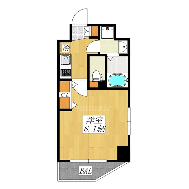 Ｖｅｒｏｎａ王子神谷Ｌｕｓｓｏの間取り|西向きの角部屋です！