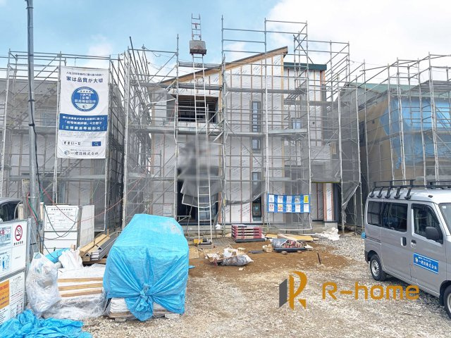 下妻市下妻丙　新築戸建て　2号棟の外観|ご予約を頂ければ、『平日』はもちろん『早朝』や『夜間』もご見学可能です♪お気軽にお申し付けください♪