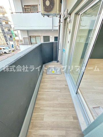 スワンズシティ神戸湊川Ⅱのバルコニー