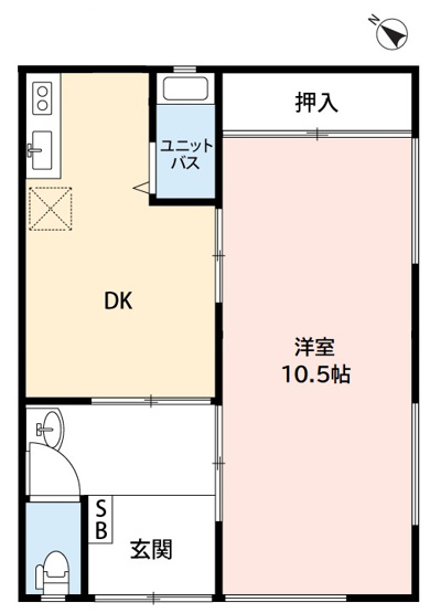 【間取り】 | 竜美台２丁目借家