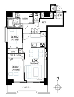 【間取り】 | クレール池袋