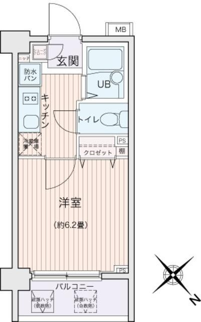 エコロジー都立大学レジデンスの間取り
