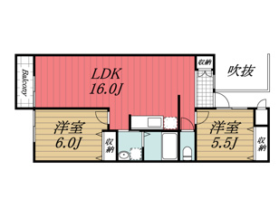 【間取り】 | イーストコート　2号館