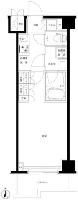 ルーブル川崎中丸子参番館の間取り