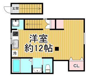 山口ハイツの間取り