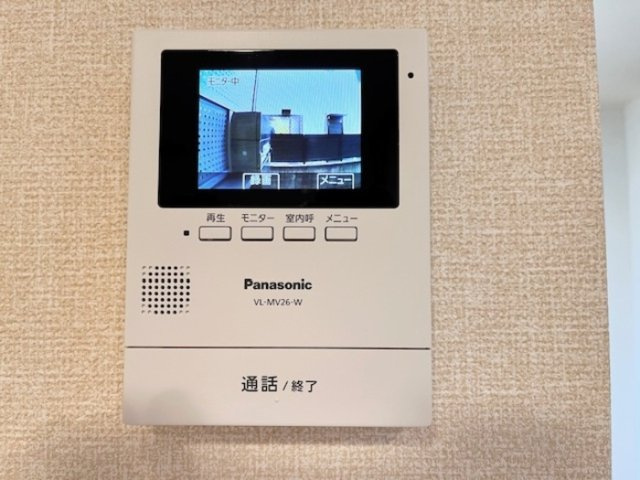ラ ティエラのセキュリティ|モニター付きインターホンです